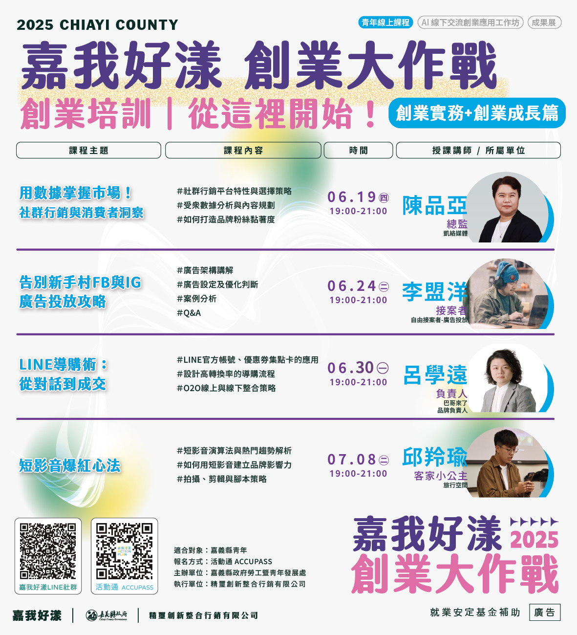 2025 嘉我好漾｜創業大作戰