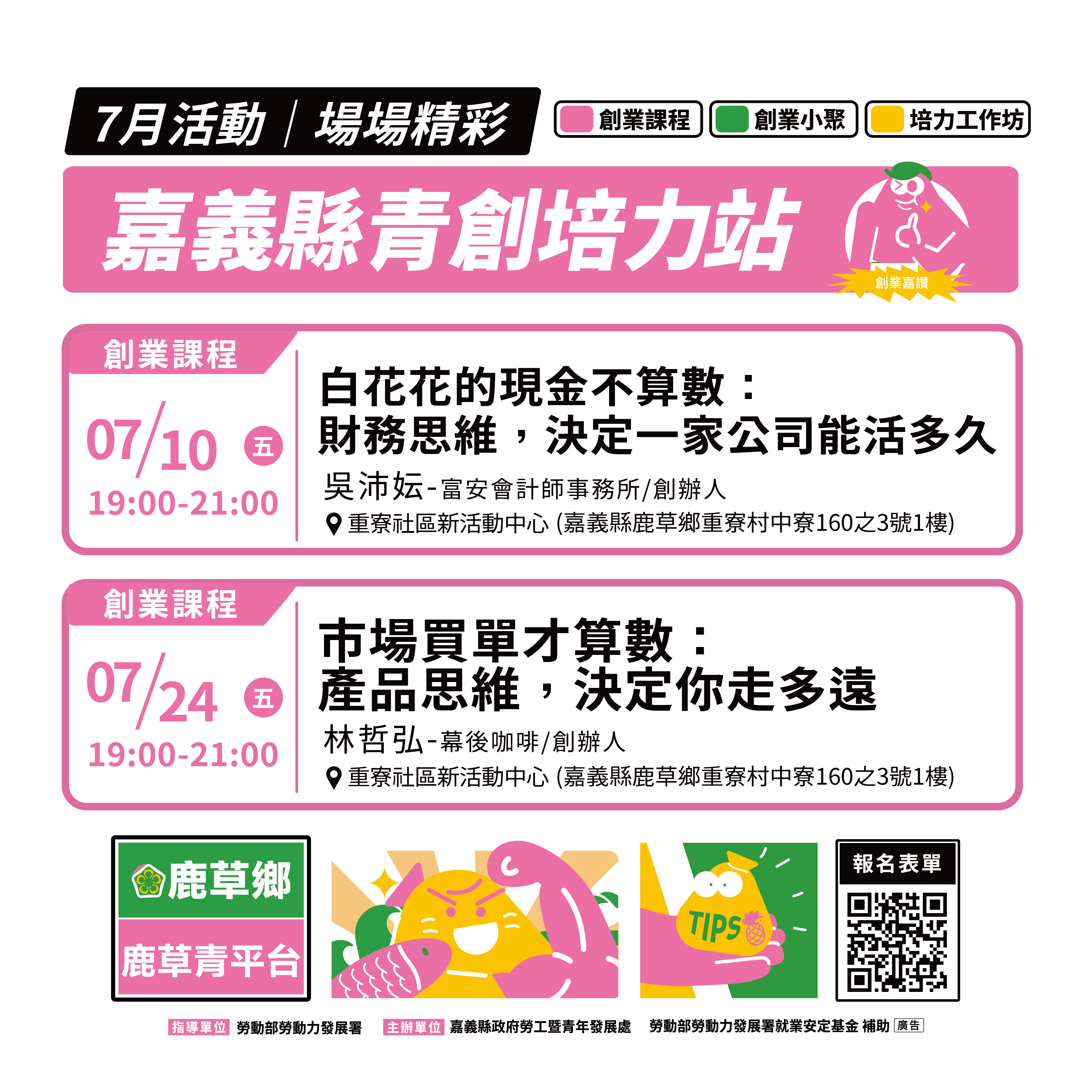 嘉義縣青年培力站-鹿草站點