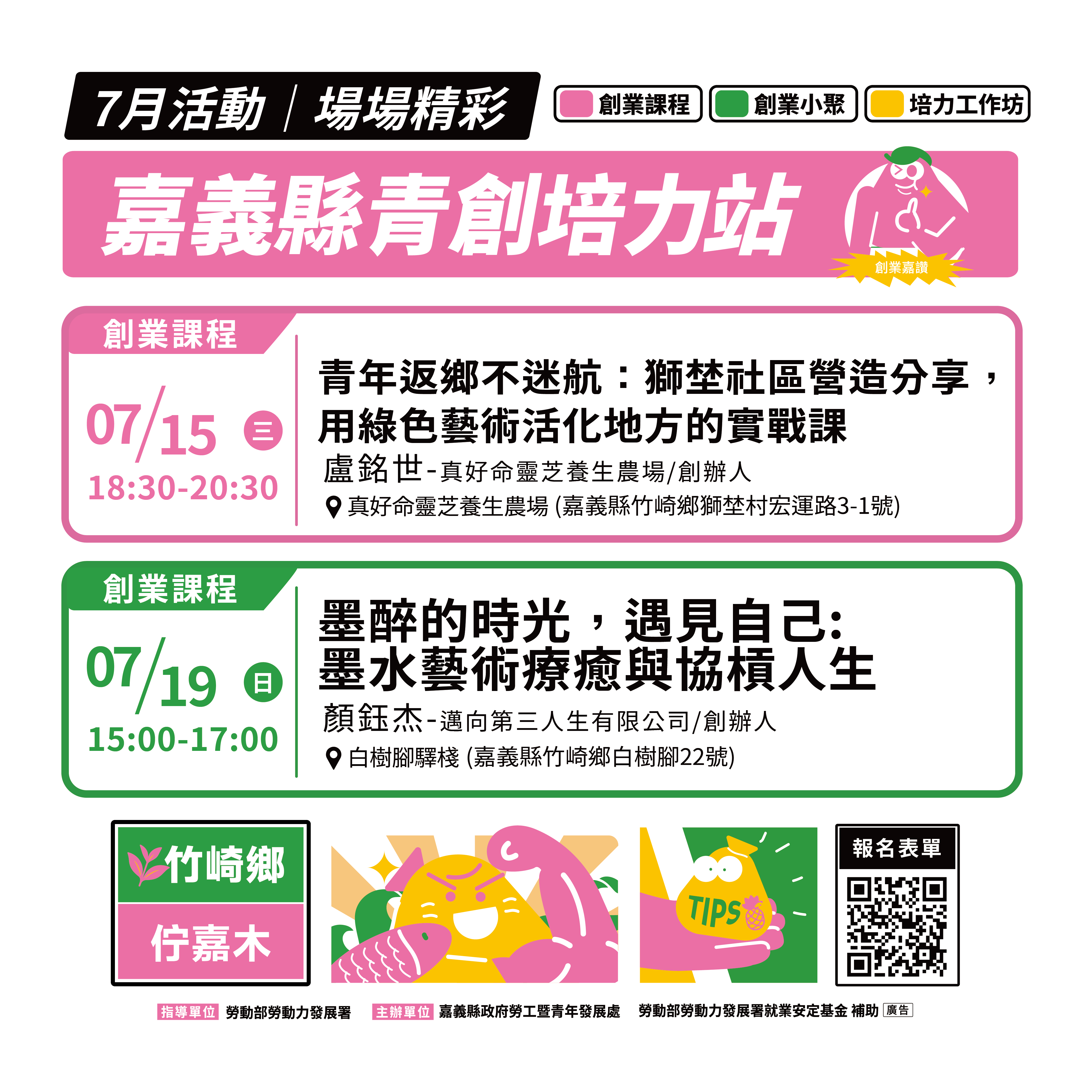 嘉義縣青年培力站-竹崎站點