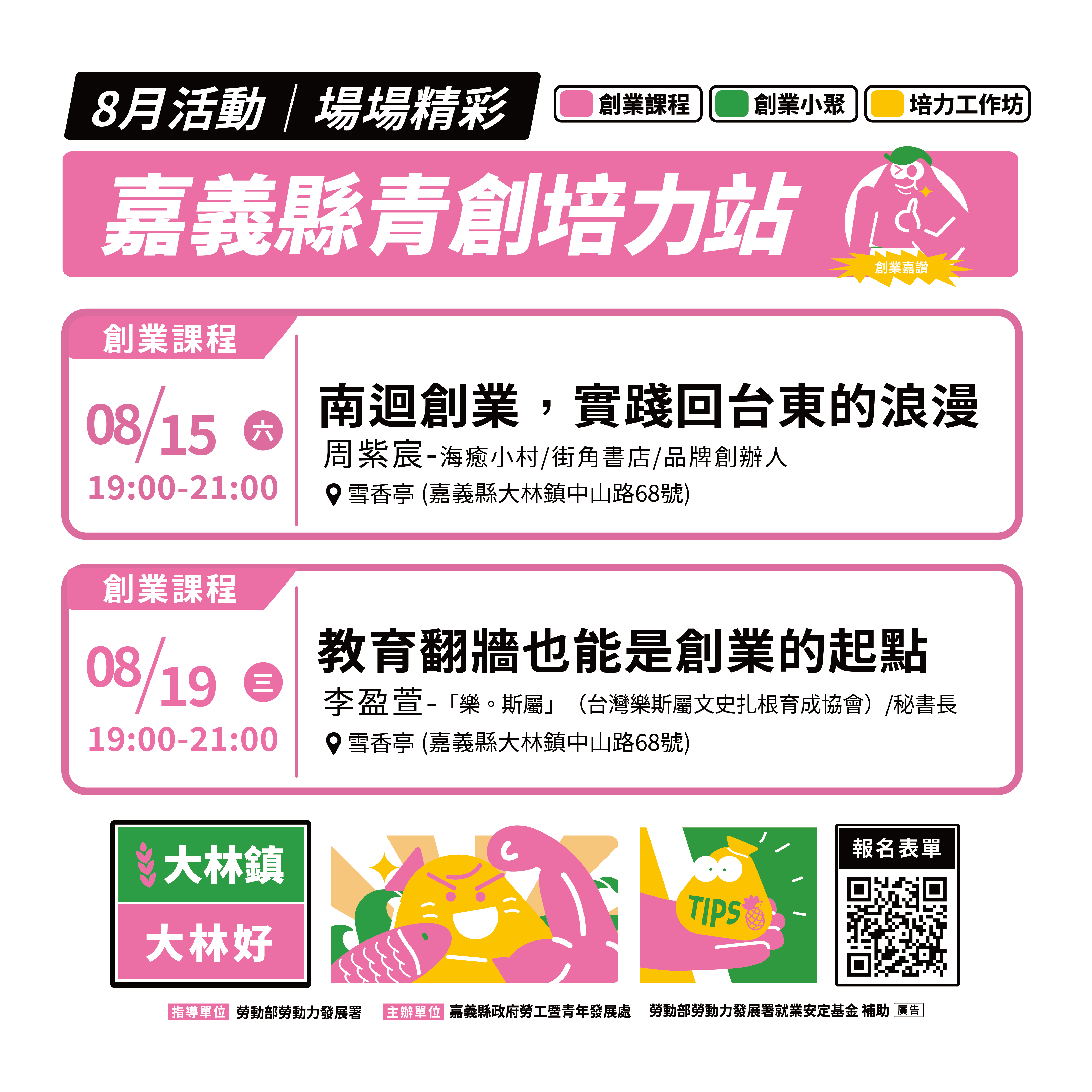嘉義縣青年培力站-大林站點