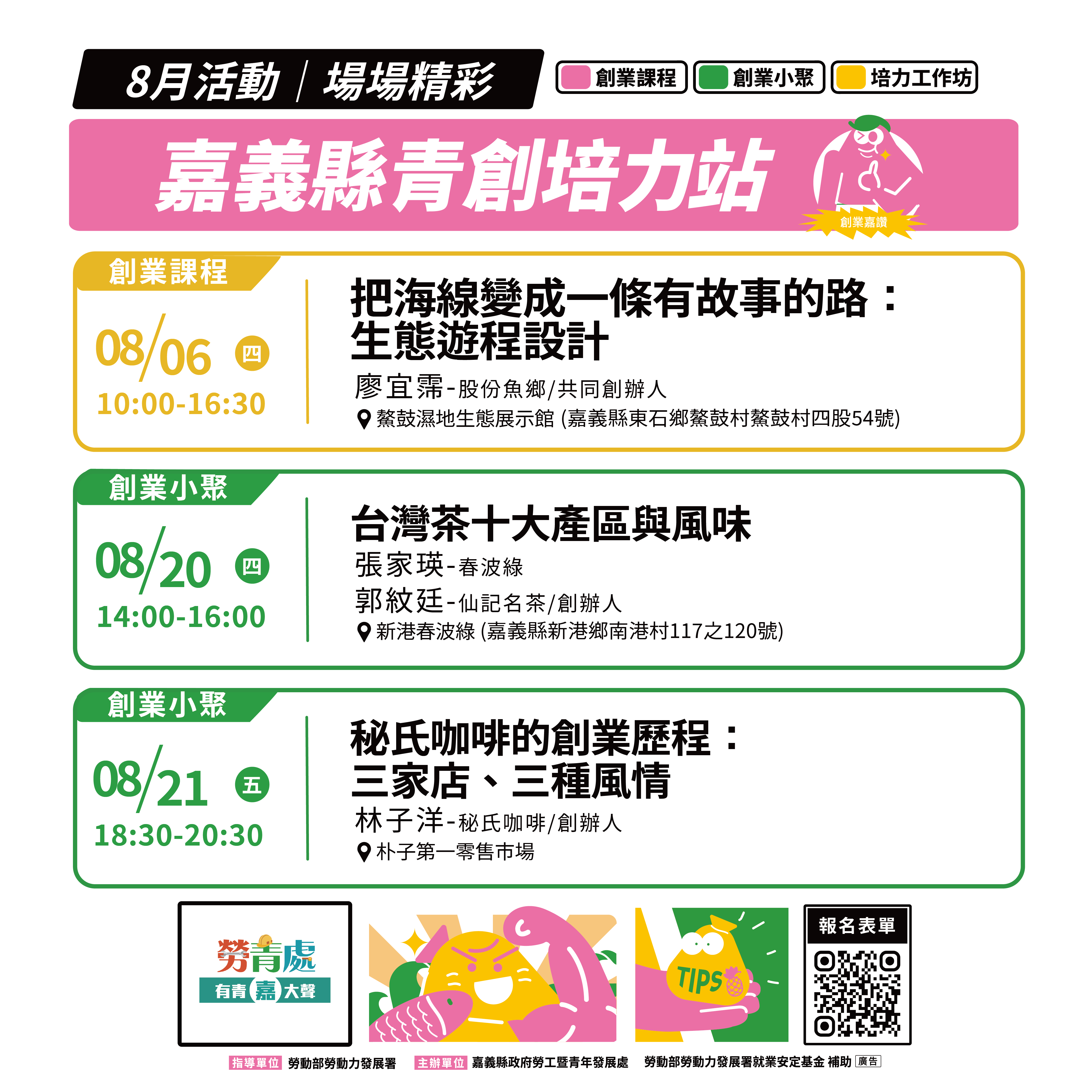 嘉義縣青年培力站-青年站點