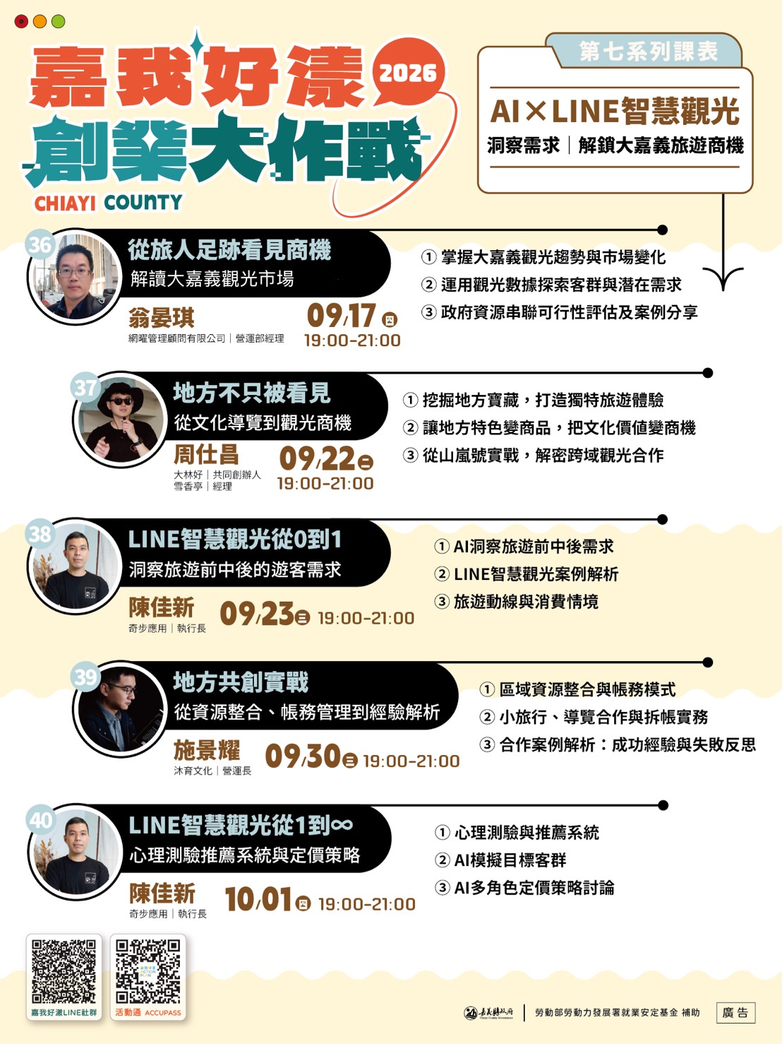 【嘉我好漾｜創業大作戰 -第七系列 -AI×LINE智慧觀光｜洞察需求，解鎖大嘉義旅遊商機】
