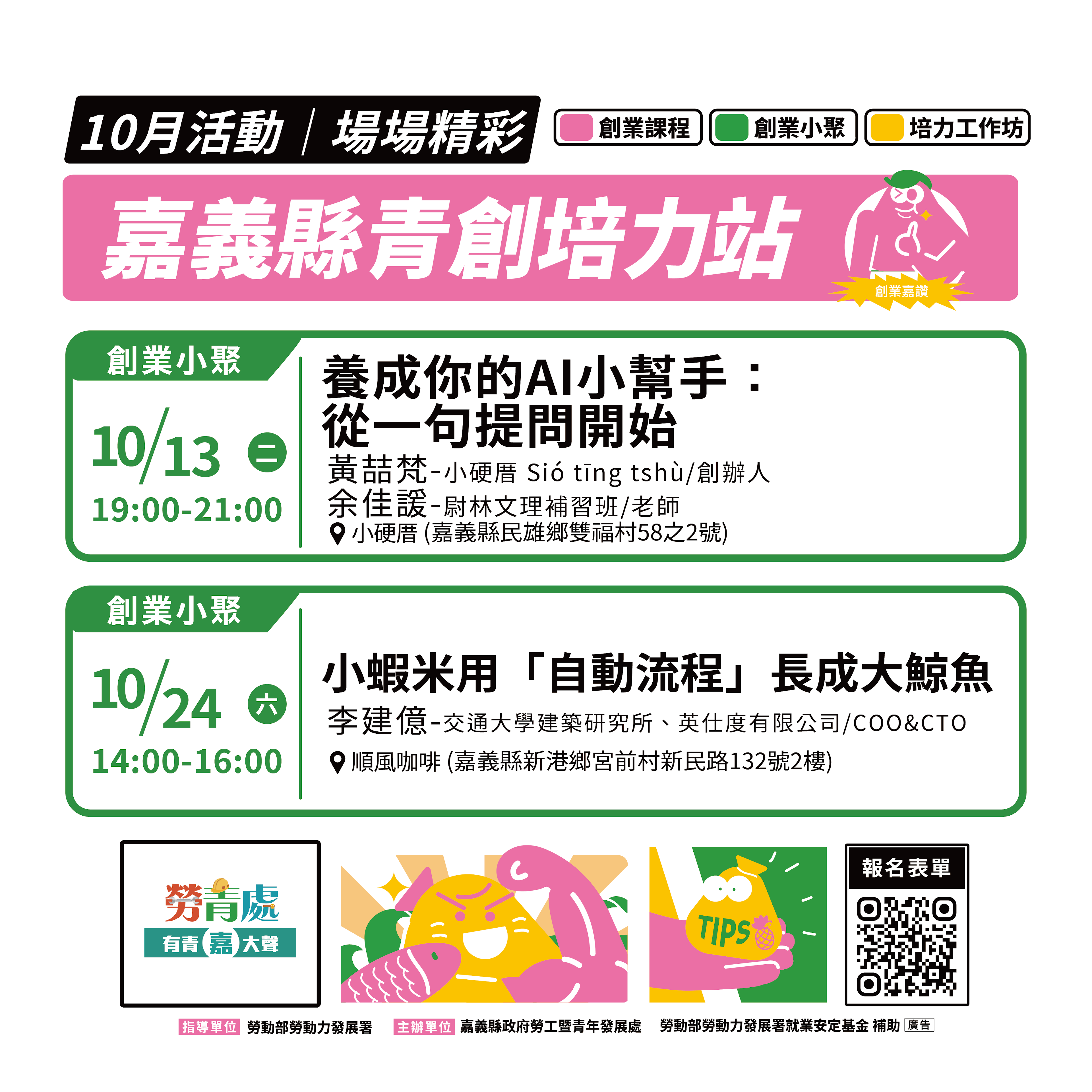 嘉義縣青年培力站-青年站點