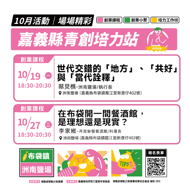 嘉義縣青年培力站-布袋站點