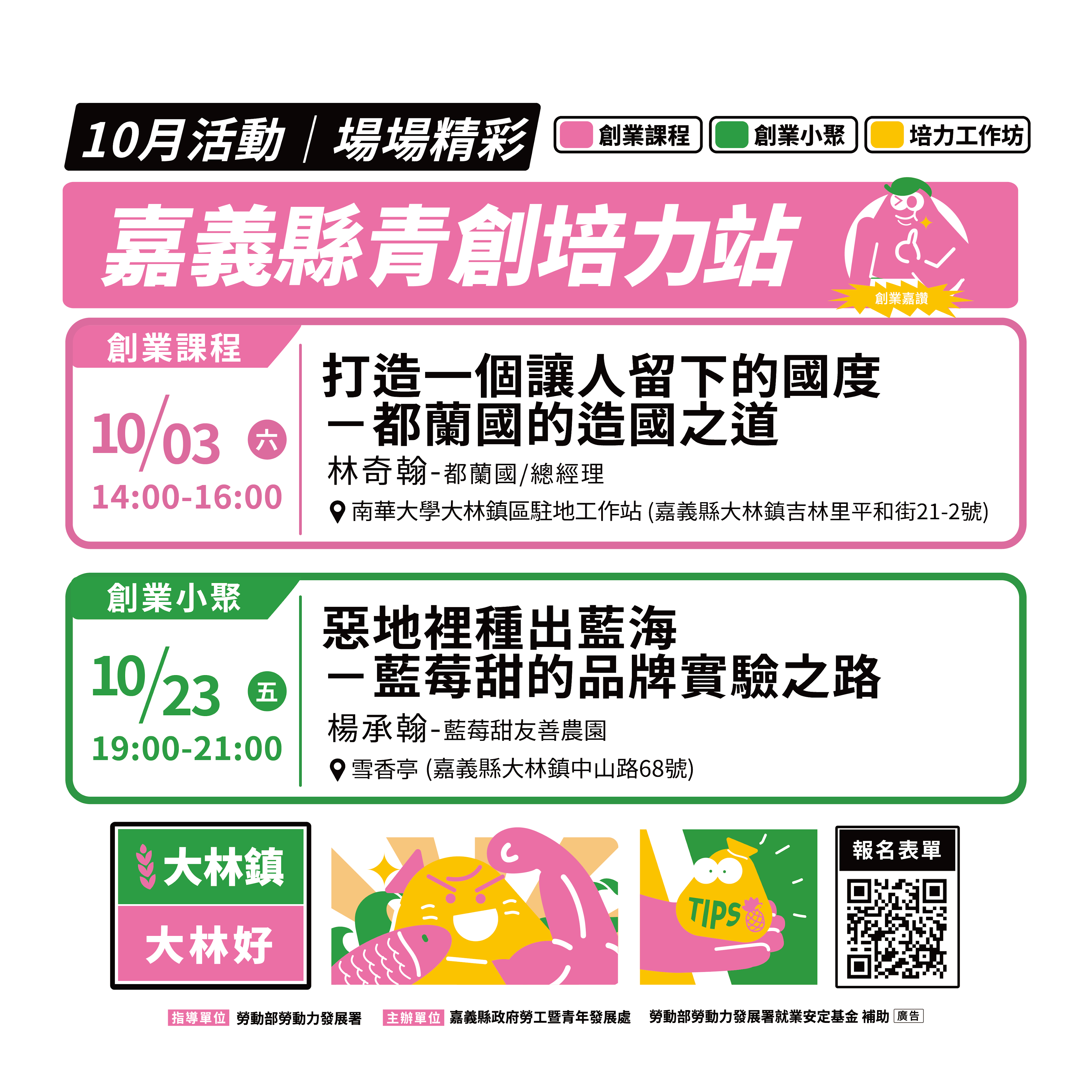 嘉義縣青年培力站-大林站點