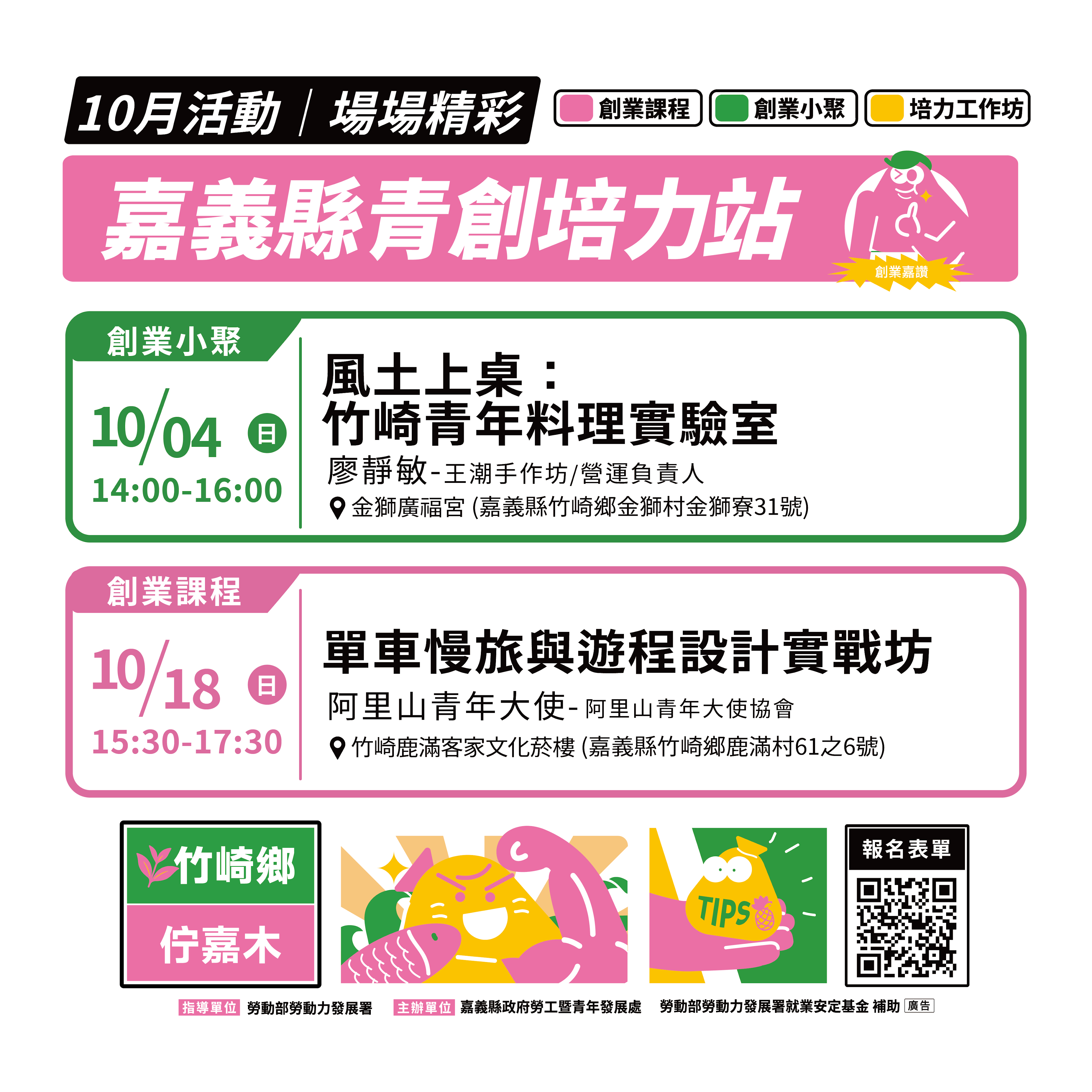嘉義縣青年培力站-竹崎站點